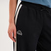 Pantalon de jogging molletonn&eacute; Kappa noir femme