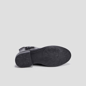 bottines en cuir noir fille Bottines en cuir noir fille