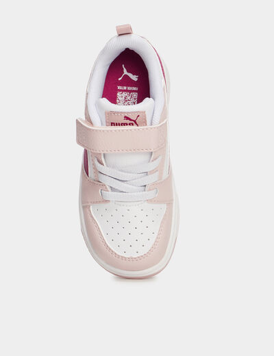 Tennis à lacets Puma rose fushia fille