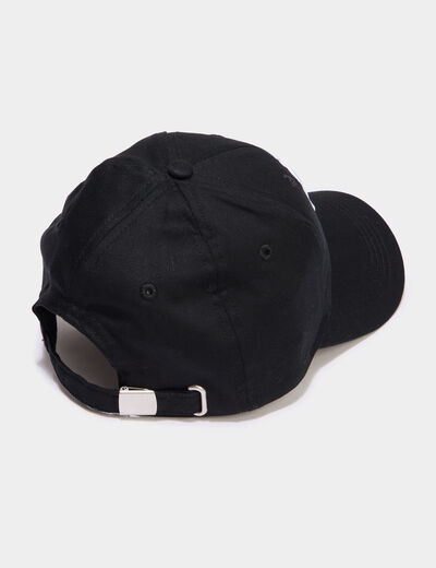 Casquette en coton noir gar&ccedil;on