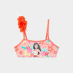 Maillot de bain 2 pi&egrave;ces Vaiana orange clair fille