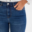 Jeans skinny taille haute denim stone femme