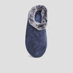 Chaussons emboîtant à col bleu homme