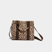 Sac &agrave; main avec bandouli&egrave;re sable femme