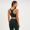 Brassi&egrave;re de sport dos nageur vert fonc&eacute; femme