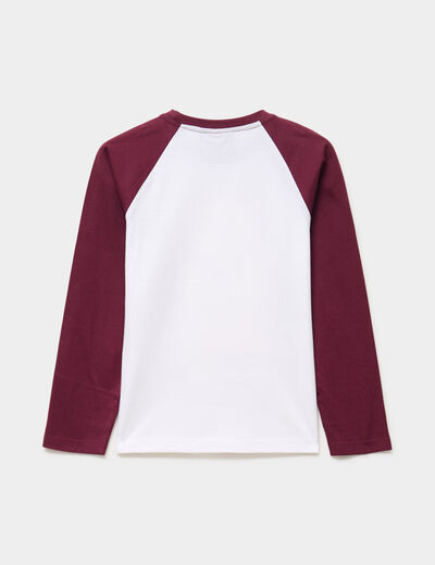 Ensemble pyjama pantalon t-shirt Sonic blanc gar&ccedil;on