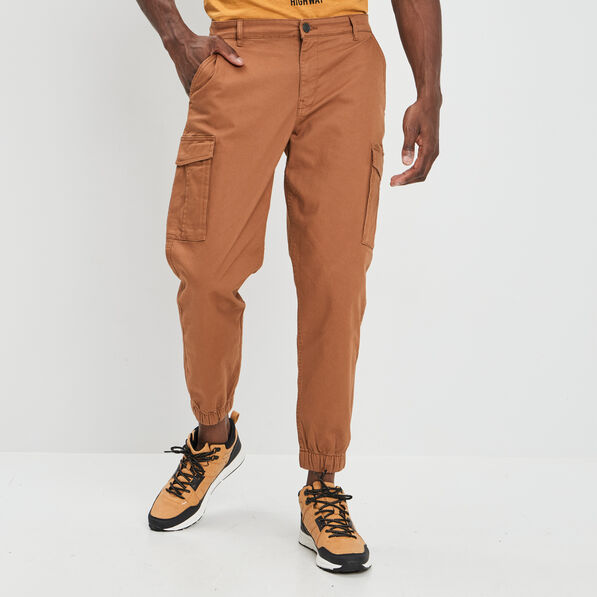 Pantalon cargo camel homme