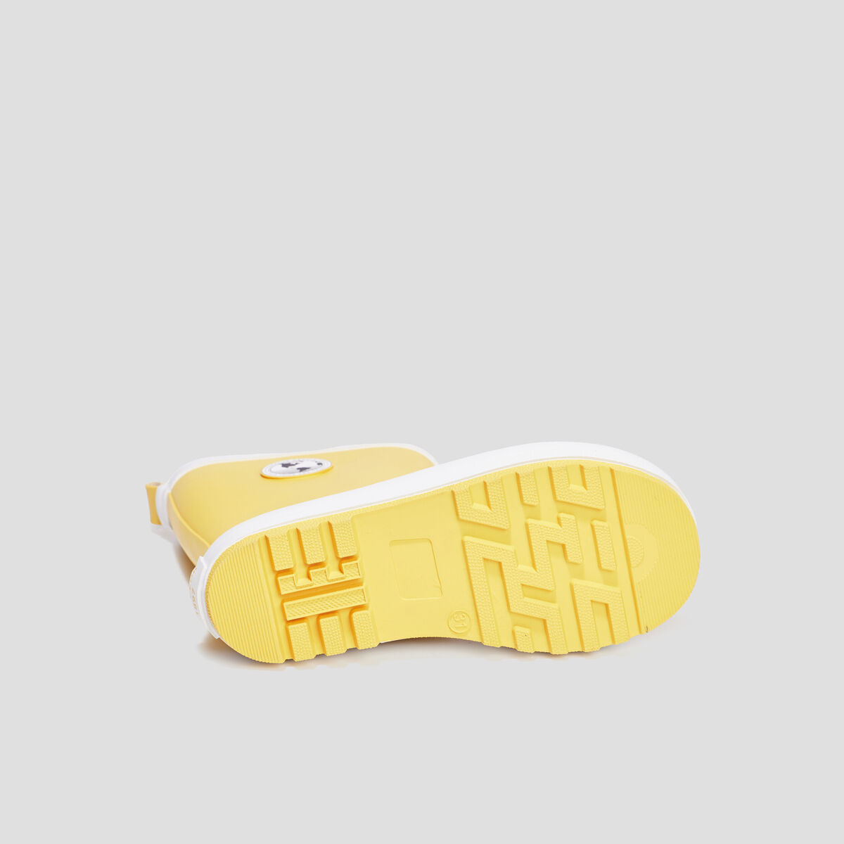 Bottes de pluie Trappeur jaune gar&ccedil;on
