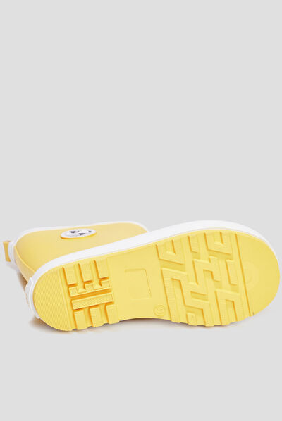 Bottes de pluie Trappeur jaune garçon