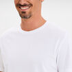 T-shirt en coton manches courtes blanc homme