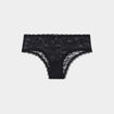 Shorty en dentelle noir femme