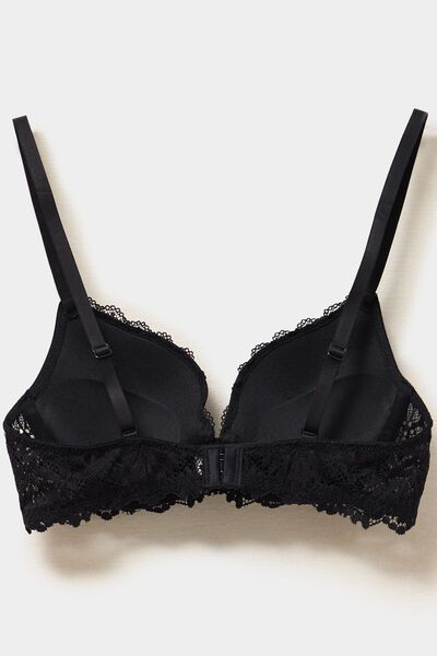 Lot 2 soutiens-gorge corbeille padd&eacute;s noir femme
