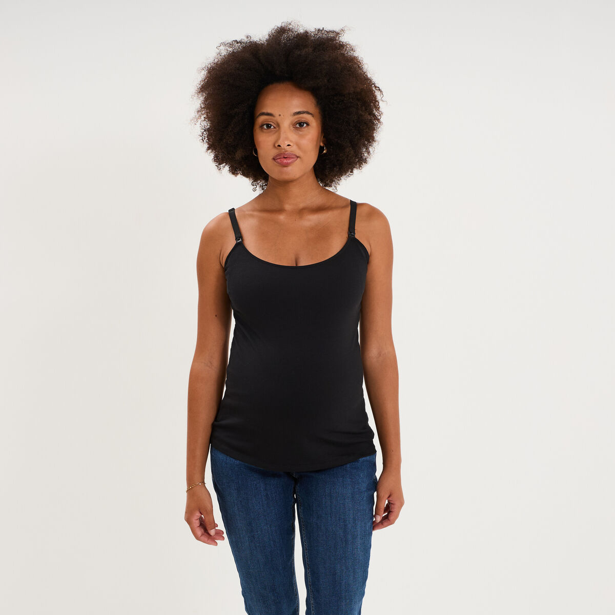 D&eacute;bardeur allaitement brassi&egrave;re int&eacute;gr&eacute;e noir femme maternit&eacute;