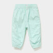 Pantalon jogger doublage coton bleu turquoise b&eacute;b&eacute; fille
