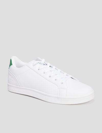 Tennis basses à lacets Kappa Galter blanc homme