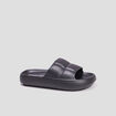 Mules compensées matelassés Wamea Beach noir femme