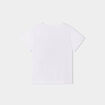 T-shirt col rond manches courtes Stitch blanc fille