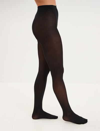 Lot 2 paires collants noir femme