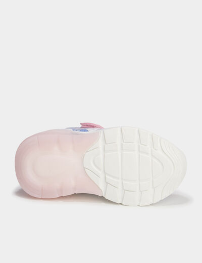 Baskets running lumineuses Stitch rose bébé fille
