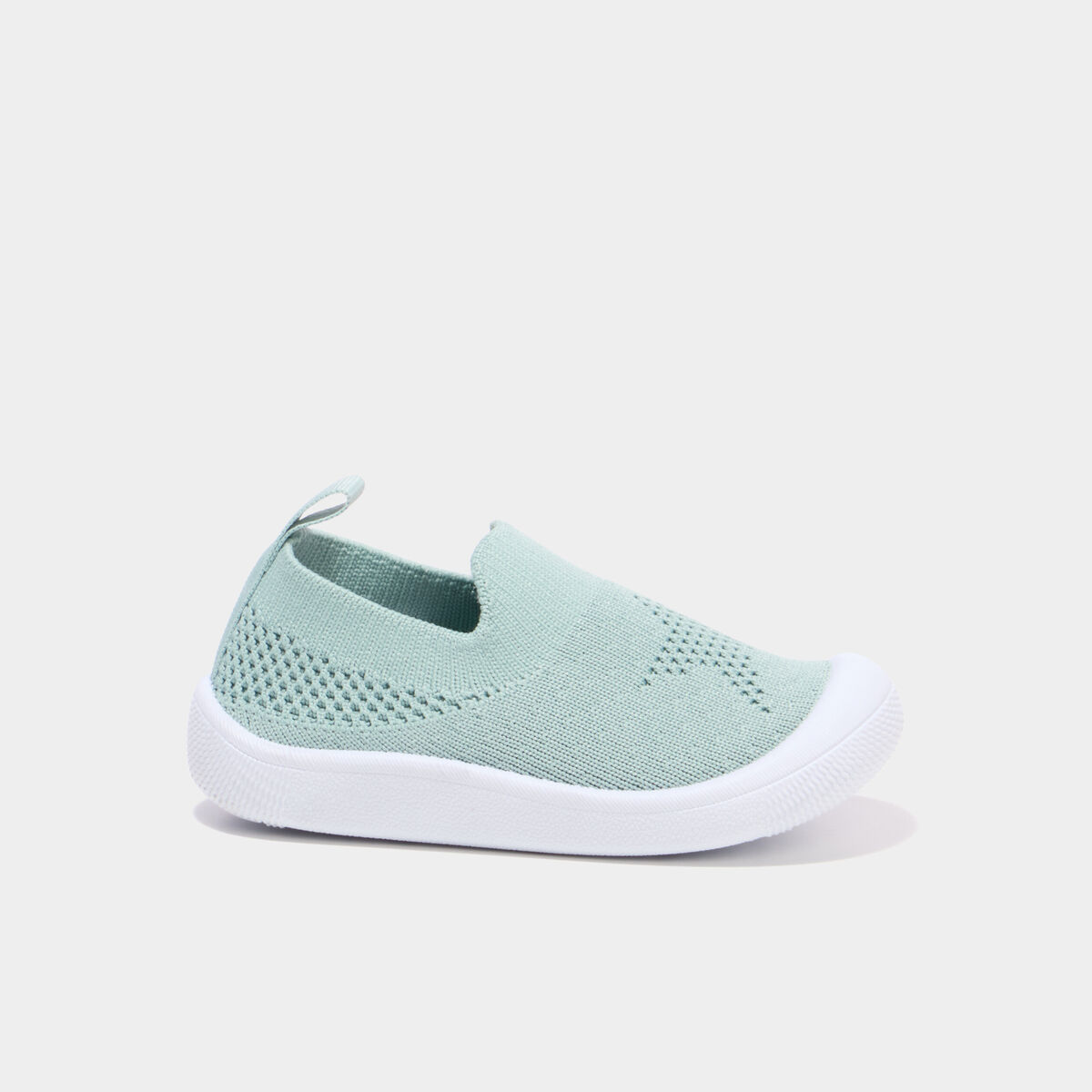 Baskets bout renforc&eacute; &agrave; semelle souple vert olive b&eacute;b&eacute; gar&ccedil;on