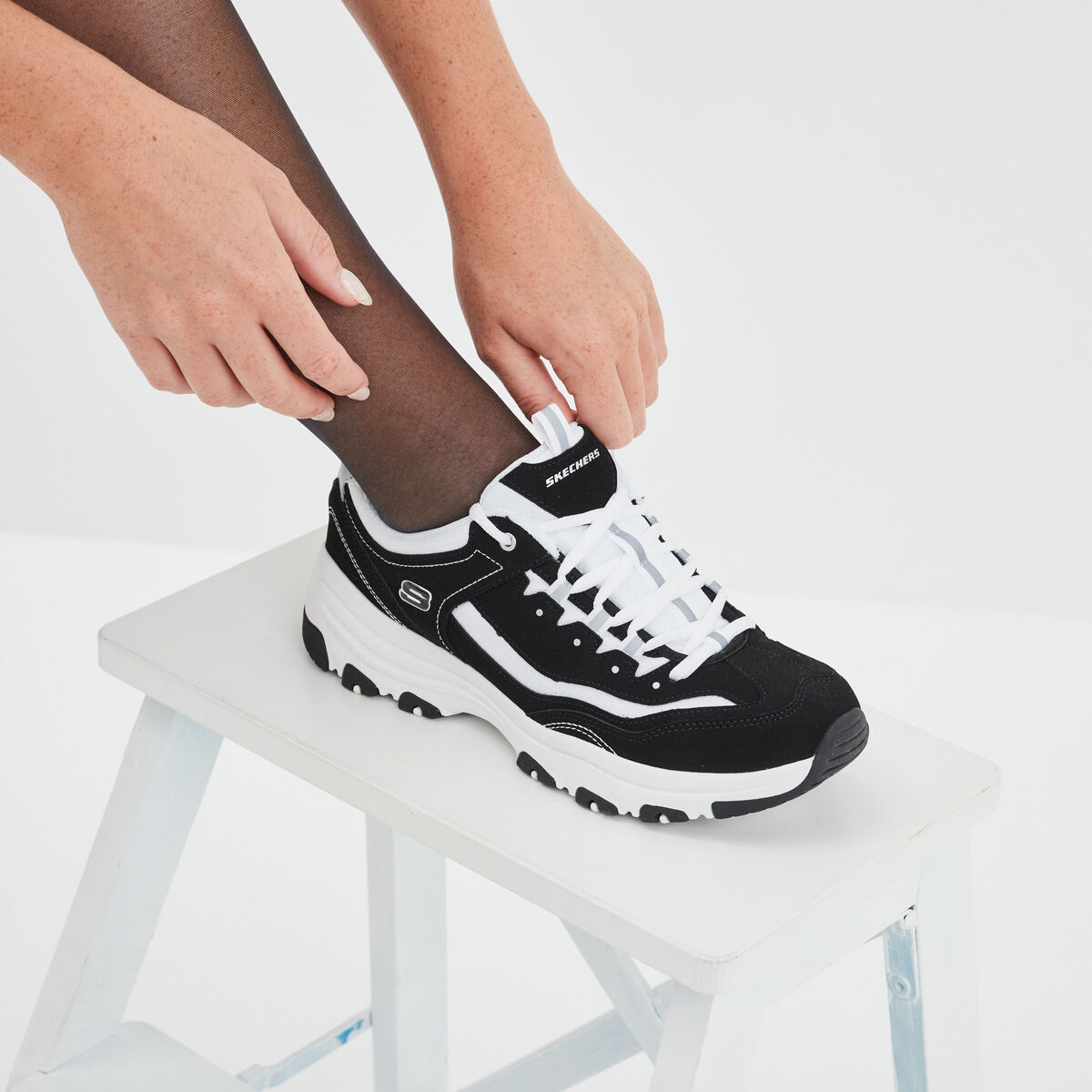 Baskets running mémoire forme Skechers multicolore femme