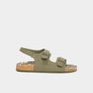 Sandales vert kaki garçon