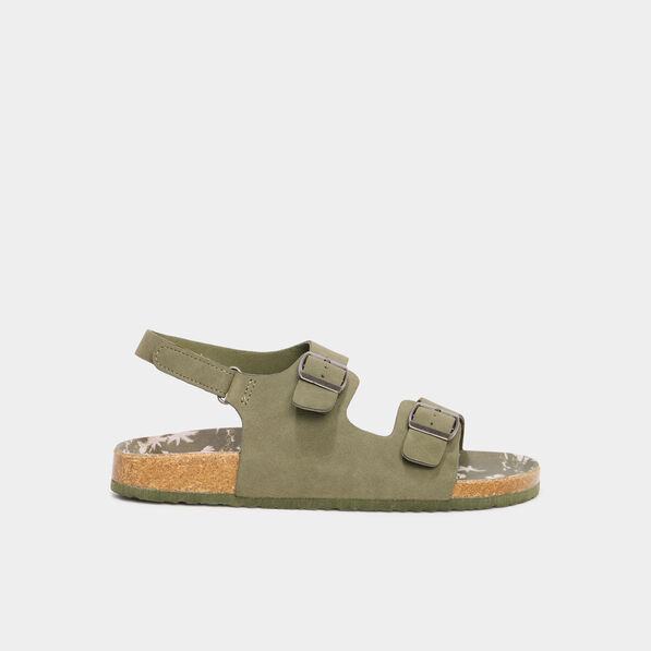 Sandales vert kaki garçon
