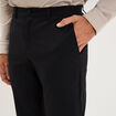 Pantalon chino slim sans repassage noir homme