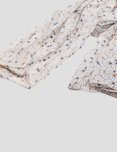 Foulard ecru femme