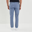 Pantalon chino slim stretch bleu homme