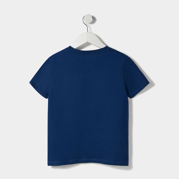T-shirt manches courtes bleu marine garçon