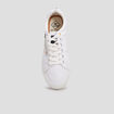 Tennis à lacets blanc homme