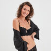 Soutien-gorge corbeille dentelle noir femme