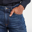 Jeans straight denim 5 poches denim stone homme
