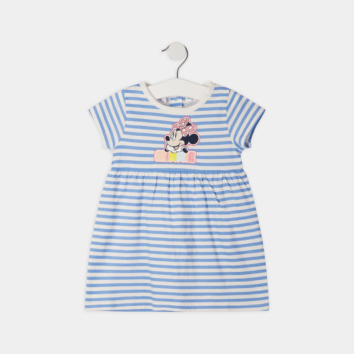 Robe Minnie bleu bébé fille