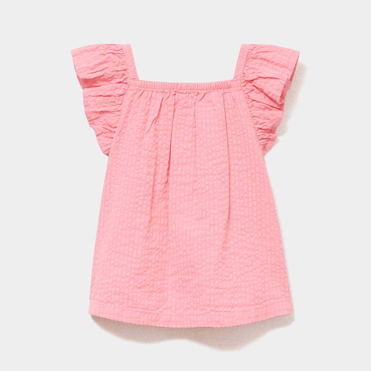 Ensemble 2 pi&egrave;ces d&eacute;bardeur short coton rose b&eacute;b&eacute; fille