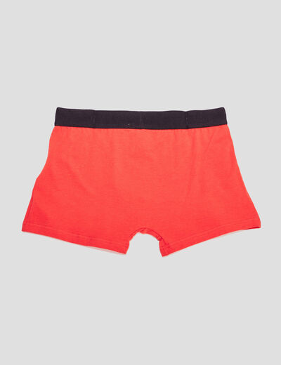 Boxer rouge homme