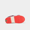 Sandales à scratchs Kickers Kickclock rouge garçon