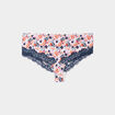 Shorty microfibre ecru femme grande taille