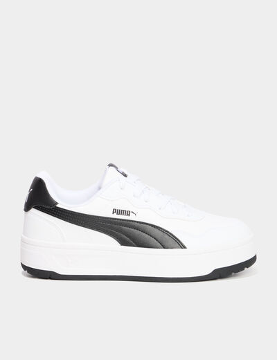Tennis basses à lacets Puma blanc femme