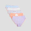 Lot 5 culottes coton bleu clair fille