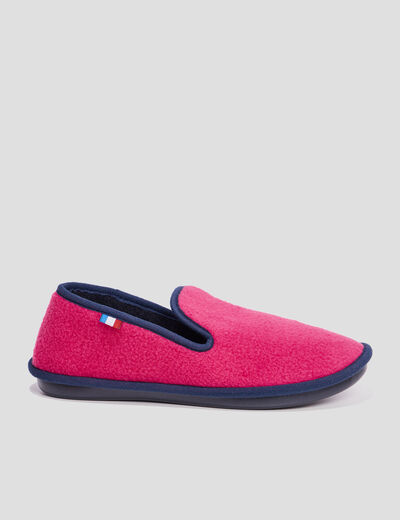 Chaussons à bout rond rose femme