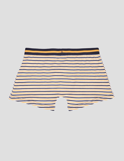 Lot 5 boxers jaune moutarde garçon