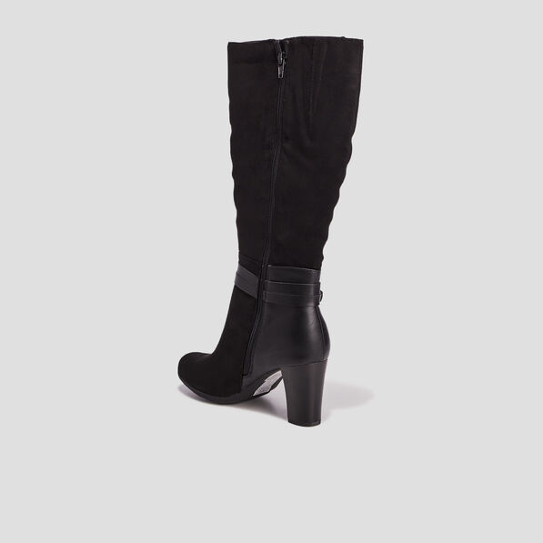bottes a talons noir femme Bottes à talons noir femme
