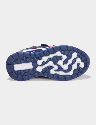 Baskets running lumineuses Spider-Man bleu marine garçon