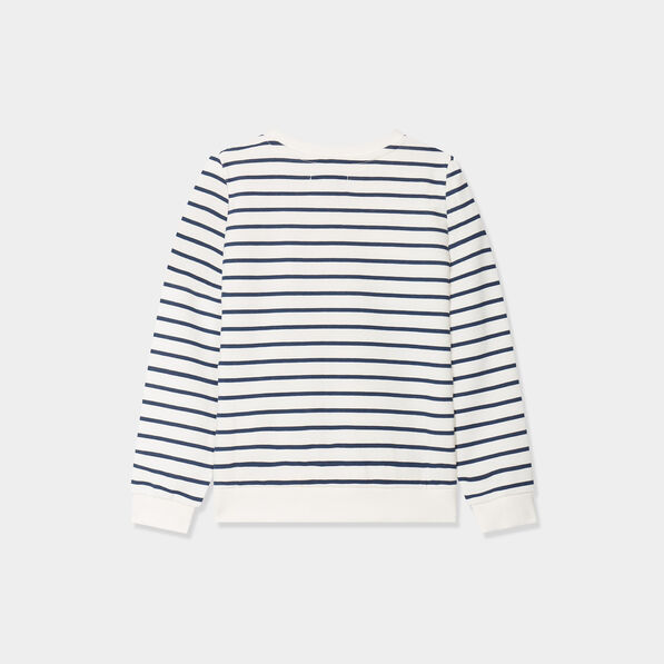 sweat avec col rond creeks ecru fille Sweat avec col rond Creeks ecru fille