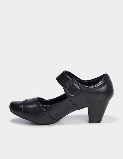 Escarpins &agrave; talons noir femme