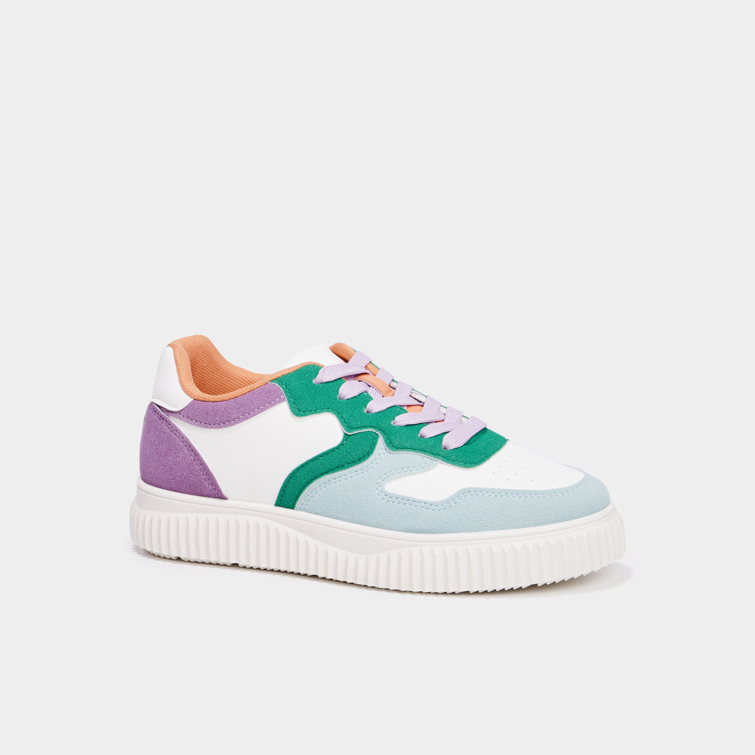 Tennis basses à lacets Creeks multicolore femme CREEKS
