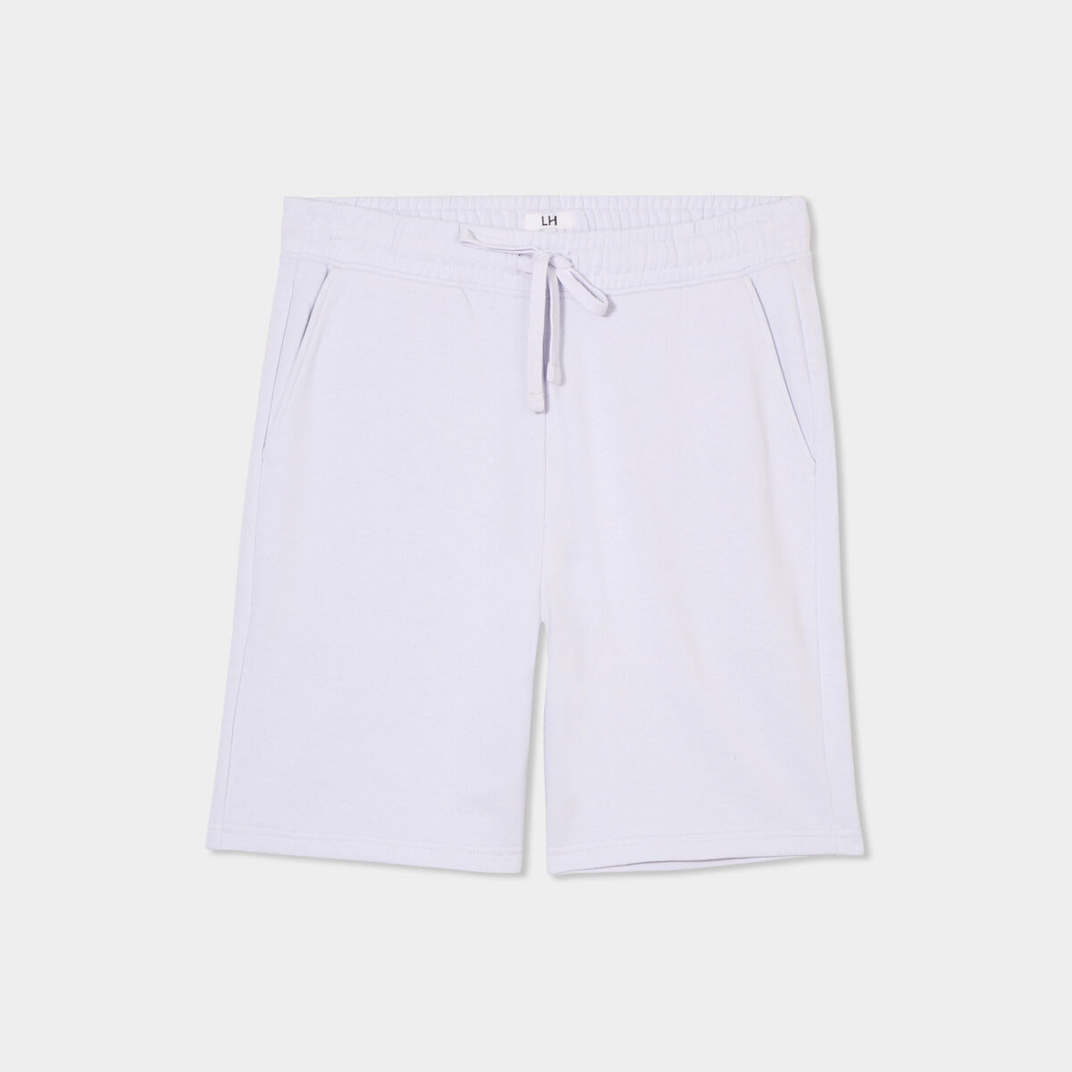 Short de jogging en molleton parme homme