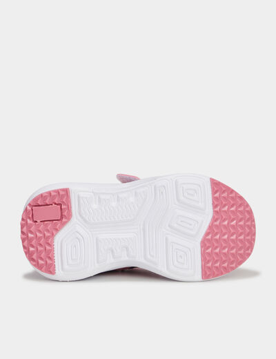 Baskets running &agrave; scratchs multicolore b&eacute;b&eacute; fille